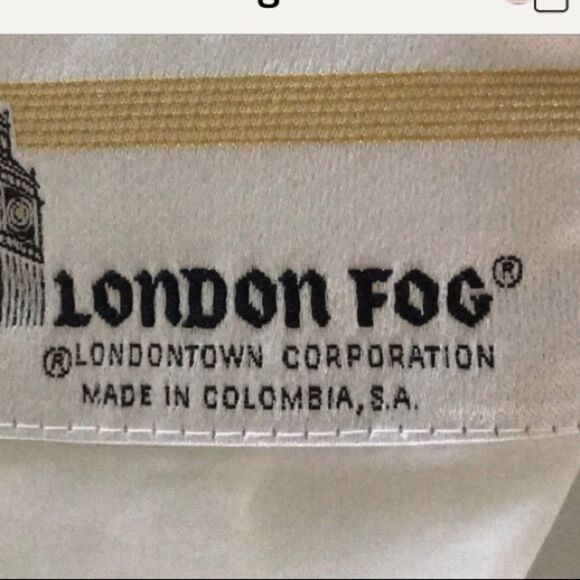 Vintage London Fog White Jacket LARGE - Picture 3 of 8